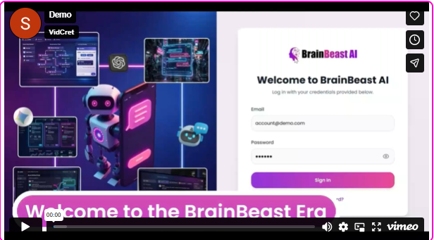 BrainBeast AI review Demo Video